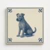 tegel_15x15_Ierse terrier-tegeltje_voorkant