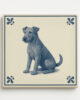 tegel_15x15_Ierse terrier-tegeltje_voorkant tegel_15x15_Ierse terrier-tegeltje_voorkant