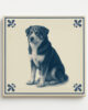tegel_15x15_Karelische berenhond-tegeltje_voorkant