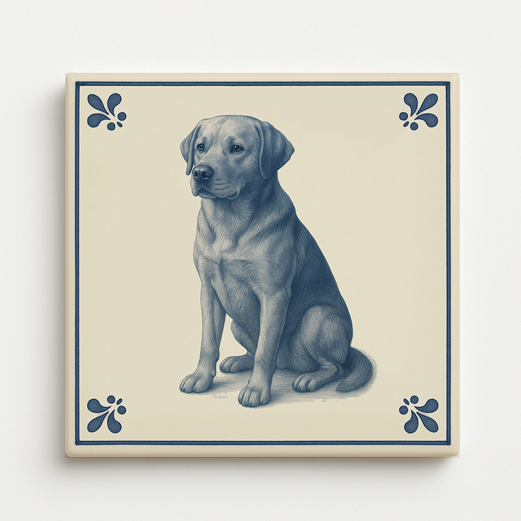 tegel_15x15_Labrador-tegeltje_voorkant