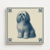 tegel_15x15_Lhasa apso-tegeltje_voorkant