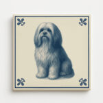 tegel_15x15_Lhasa apso-tegeltje_voorkant
