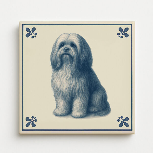 tegel_15x15_Lhasa apso-tegeltje_voorkant