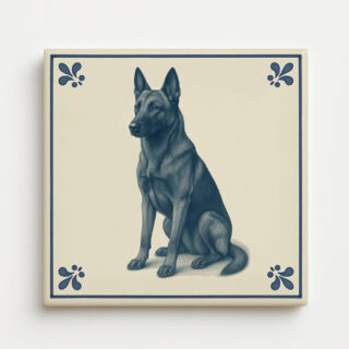 tegel_15x15_Mechelse herder-tegeltje_voorkant