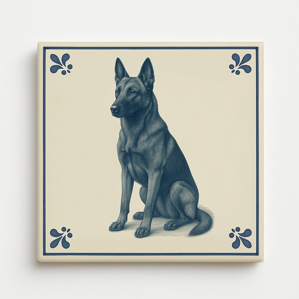 tegel_15x15_Mechelse herder-tegeltje_voorkant