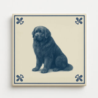 tegel_15x15_Newfoundlander-tegeltje_voorkant