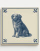 tegel_15x15_Nova-Scotia duck-tolling retriever-tegeltje_voorkant