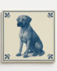 tegel_15x15_Rhodesian Ridgeback-tegeltje_voorkant tegel_15x15_Rhodesian Ridgeback-tegeltje_voorkant