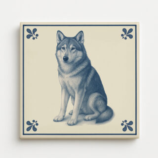 tegel_15x15_Saarlooswolfhond-tegeltje_voorkant