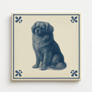 tegel_15x15_Tibetaanse spaniel-tegeltje_voorkant