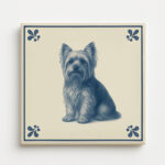 tegel_15x15_Yorkshireterrier-tegeltje_voorkant