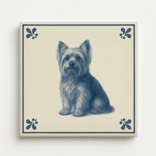 tegel_15x15_Yorkshireterrier-tegeltje_voorkant