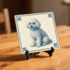 tegel_15x15_bichon_frise-tegeltje_preview_op_standaard