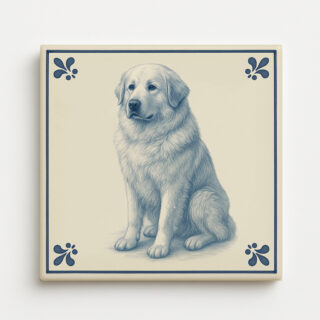 tegel_15x15_pyrenese_berghond-tegeltje_voorkant