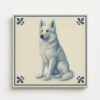 tegel_15x15_zwitserse_witte_herdershond-tegeltje_voorkant