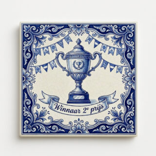 Winnaar 2e prijs tegeltje voorkant